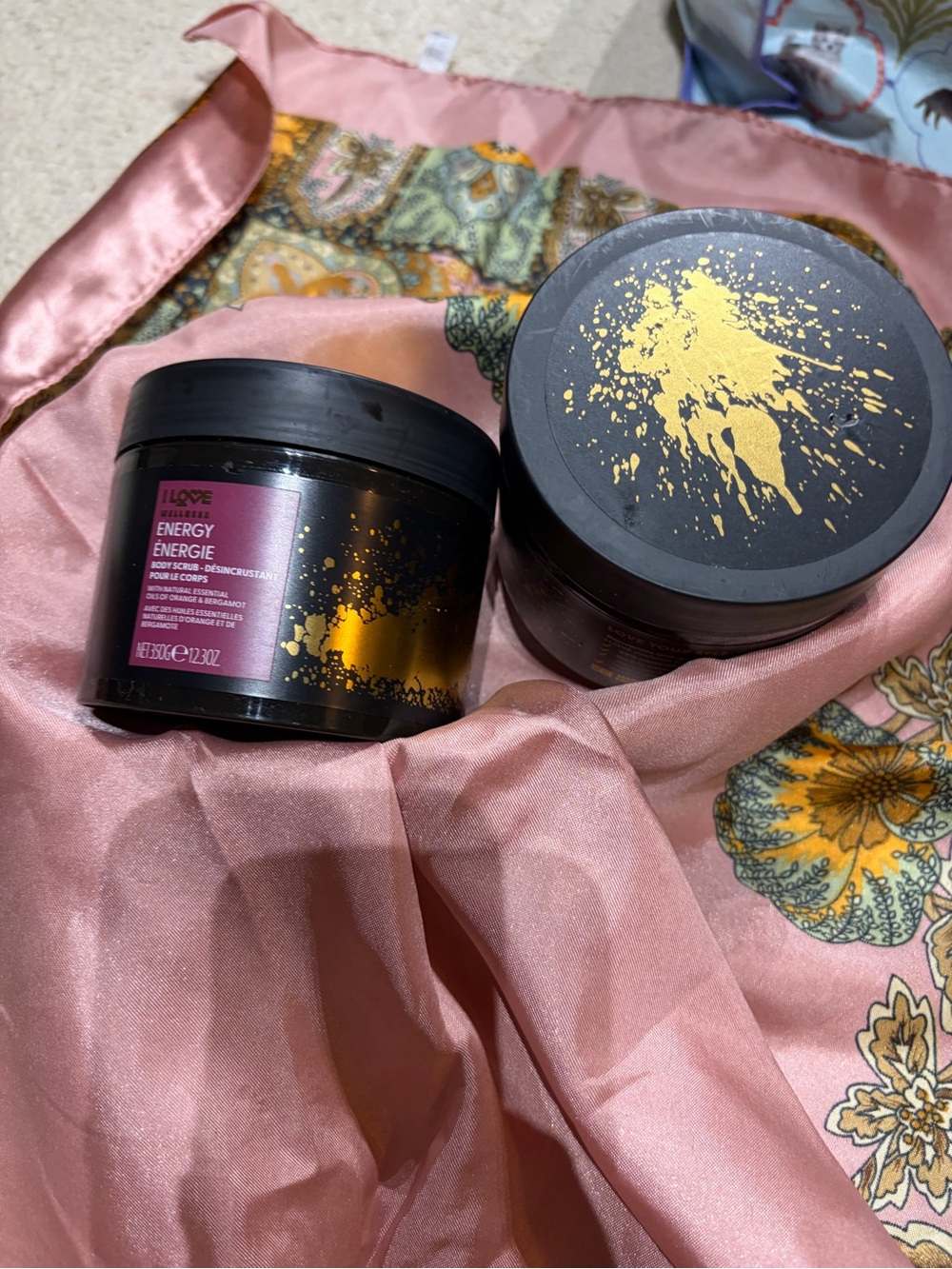 Energy Body Scrub - Pink & Black Jar
